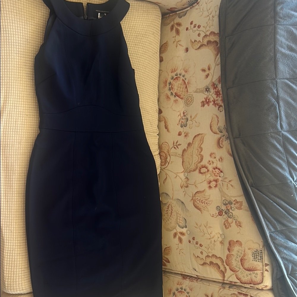 Halter collar, zip up dress perfect for work